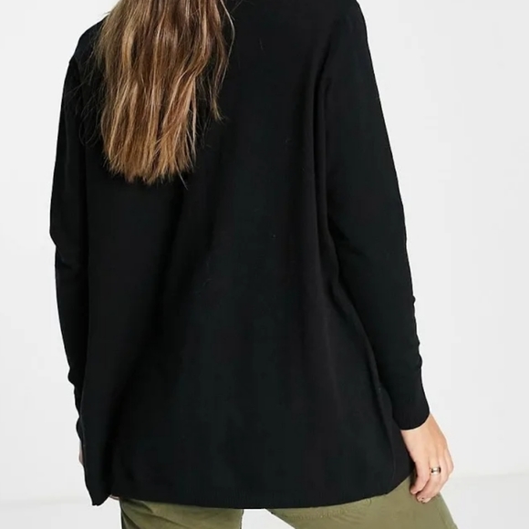 David Bitton Buffalo Celia Black Open Oversized Cardigan - Picture 3 of 11